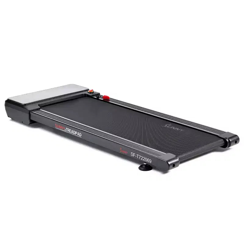 Sunny Health & Fitness Sleek Stride Smart Compact Auto Incline Treadpad Treadmill