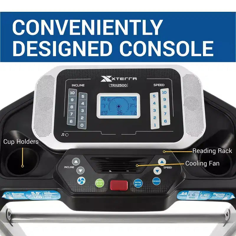 Tapis de course XTERRA Fitness TRX2500