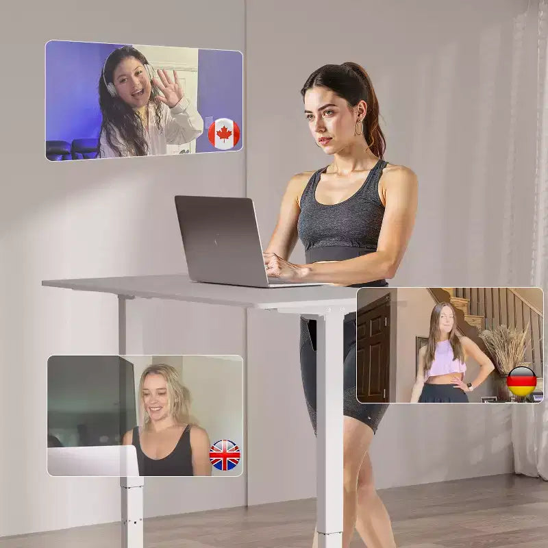 Tapis de marche DeerRun Q2 Urban Desk avec inclinaison de 7 % | Tapis de course compact pour sous le bureau