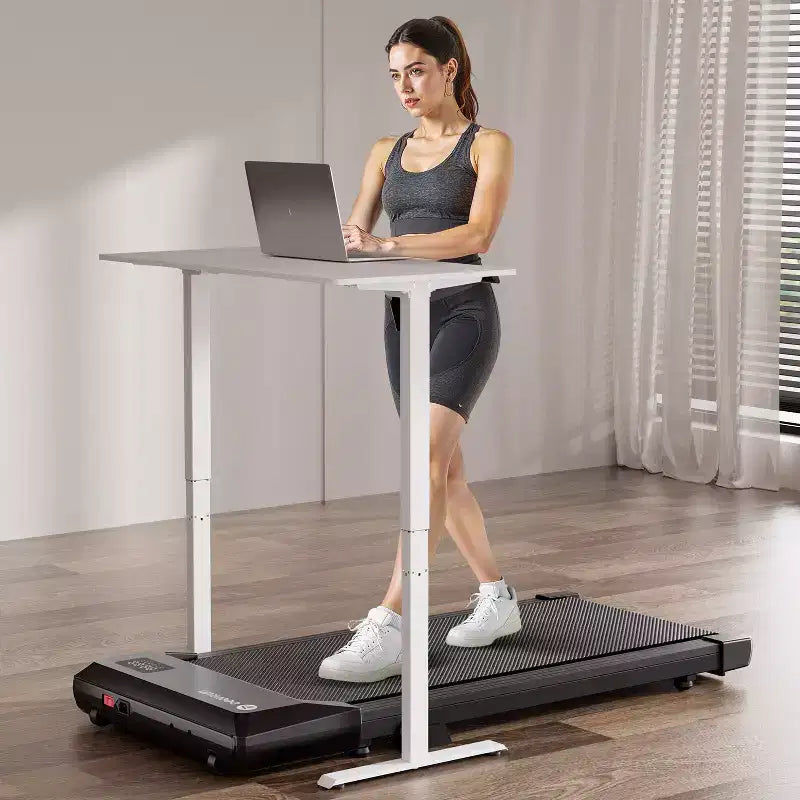 Tapis de marche DeerRun Q2 Urban Desk avec inclinaison de 7 % | Tapis de course compact pour sous le bureau
