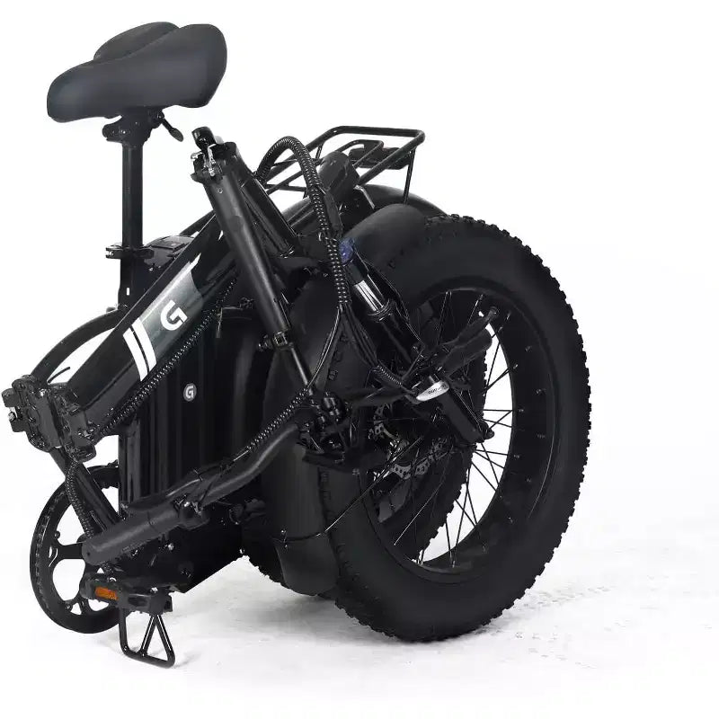 Vélo électrique pour adultes, E-Bike pliant avec pneus larges 20 x 4,0, batterie amovible 48 V et 7 vitesses, idéal pour les trajets quotidiens