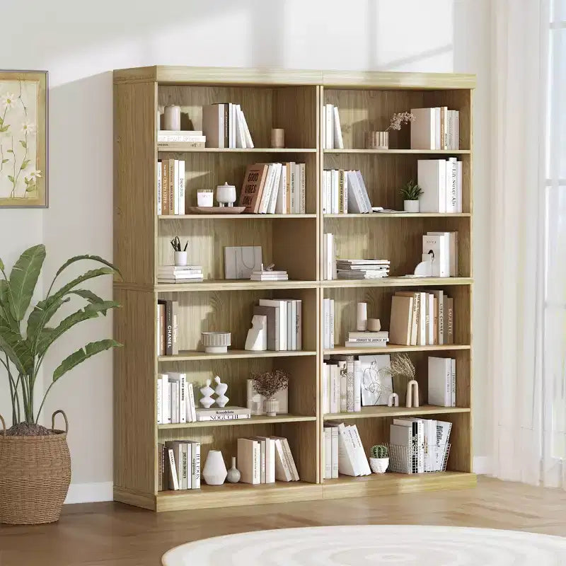 72 Modular Bookcase Storage Cabinet without Doors