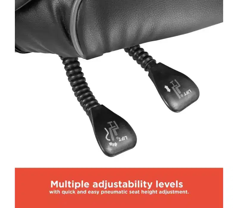 Chaise de jeu RadioShack noire et grise, chaise ergonomique de style course avec hauteur réglable, repose-pieds, soutien lombaire et rembourrage confortable