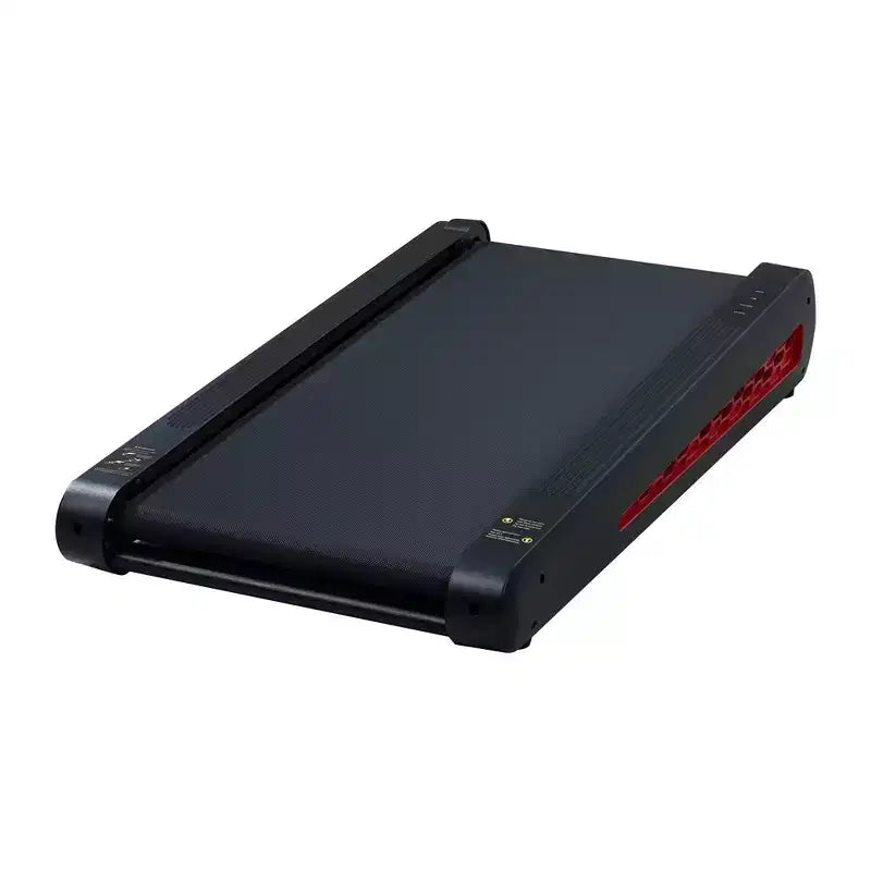 Tapis de course Okak Walking Pad avec 7 niveaux d'inclinaison, tapis de course pliable avec moteur 2,55 CV et écran LED, tapis de course sous bureau pour la maison et le bureau, noir+gris