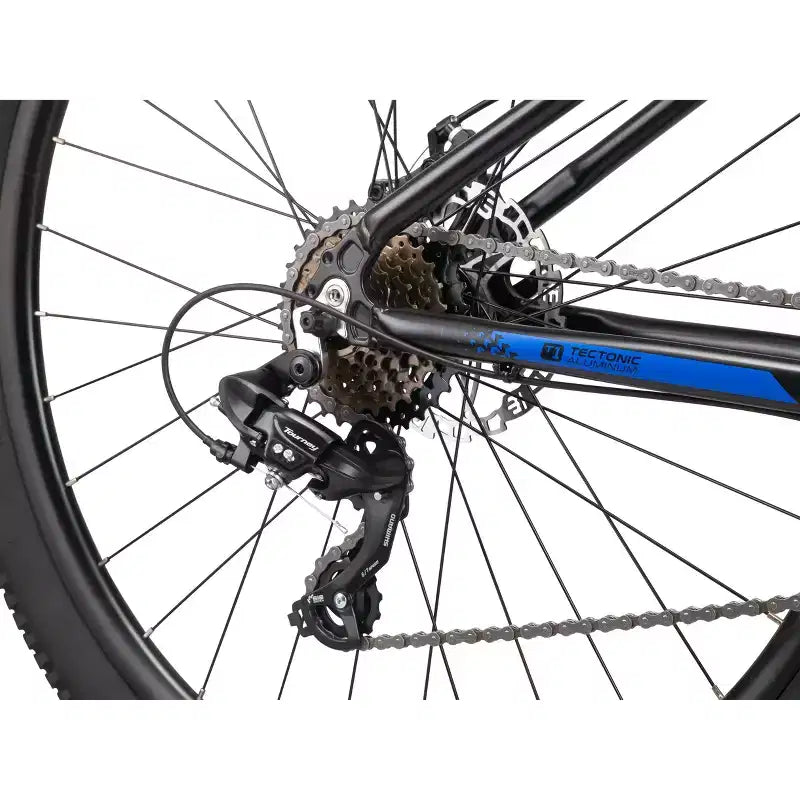VTT Mongoose Switchback Comp, roues 29 pouces, 14 vitesses, fourche suspendue, noir