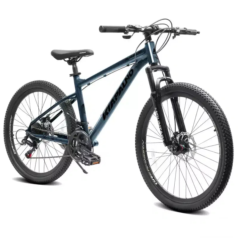 Vélo de montagne GDFStudio Trailcrest tout-terrain 26 pouces à suspension avant et 21 vitesses