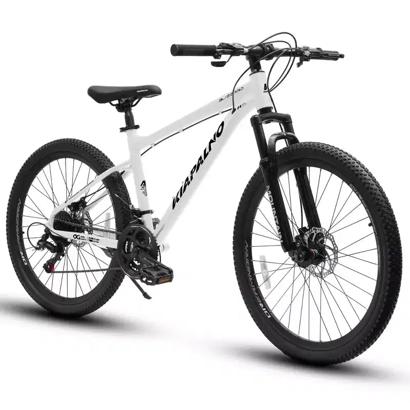 Vélo de montagne GDFStudio Trailcrest tout-terrain 26 pouces à suspension avant et 21 vitesses