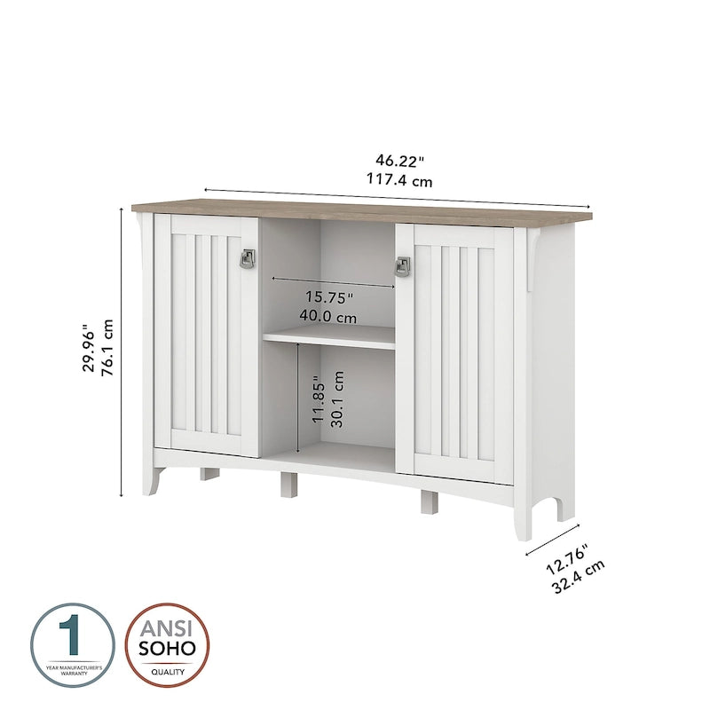 Meuble de rangement d'appoint Salinas avec portes par Bush Furniture