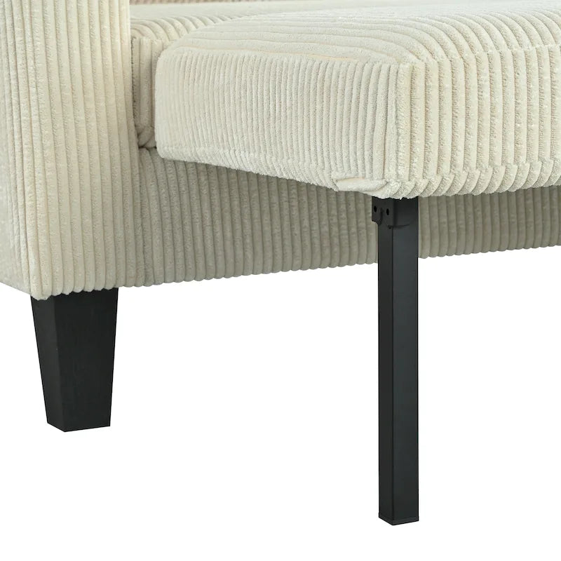 Christopher Knight Home - Canapé d'angle convertible réversible en tissu avec chaise longue de rangement, ports USB et porte-gobelets