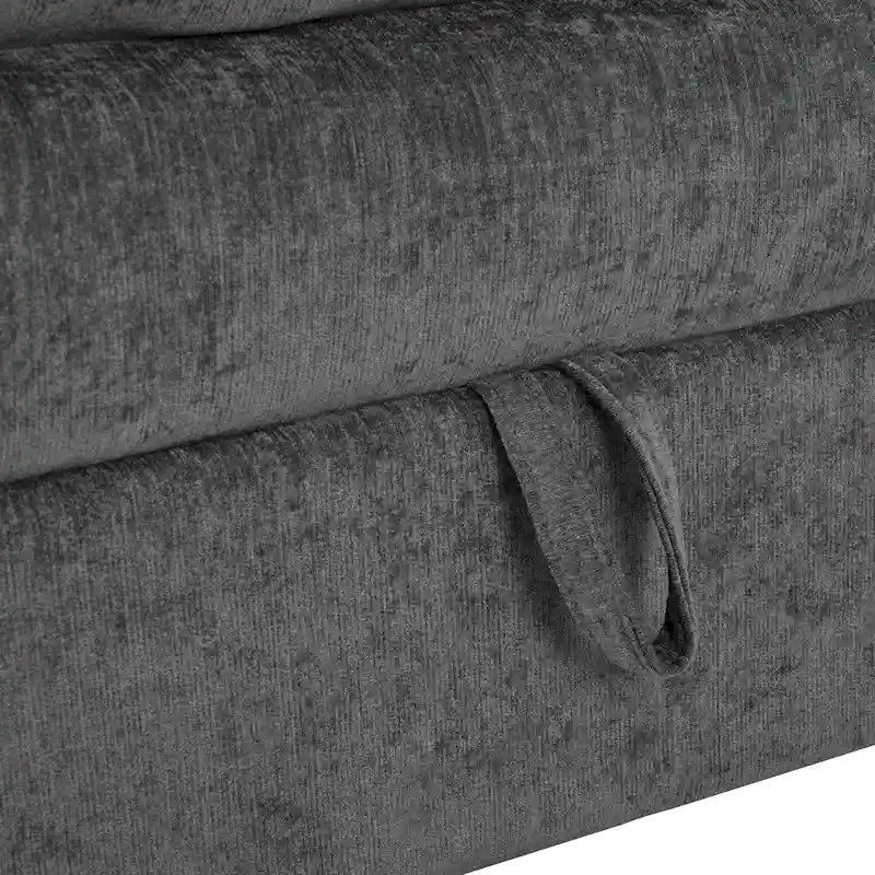 Christopher Knight Home - Canapé d'angle modulable 126 avec rangement - 126 x 63 x 35