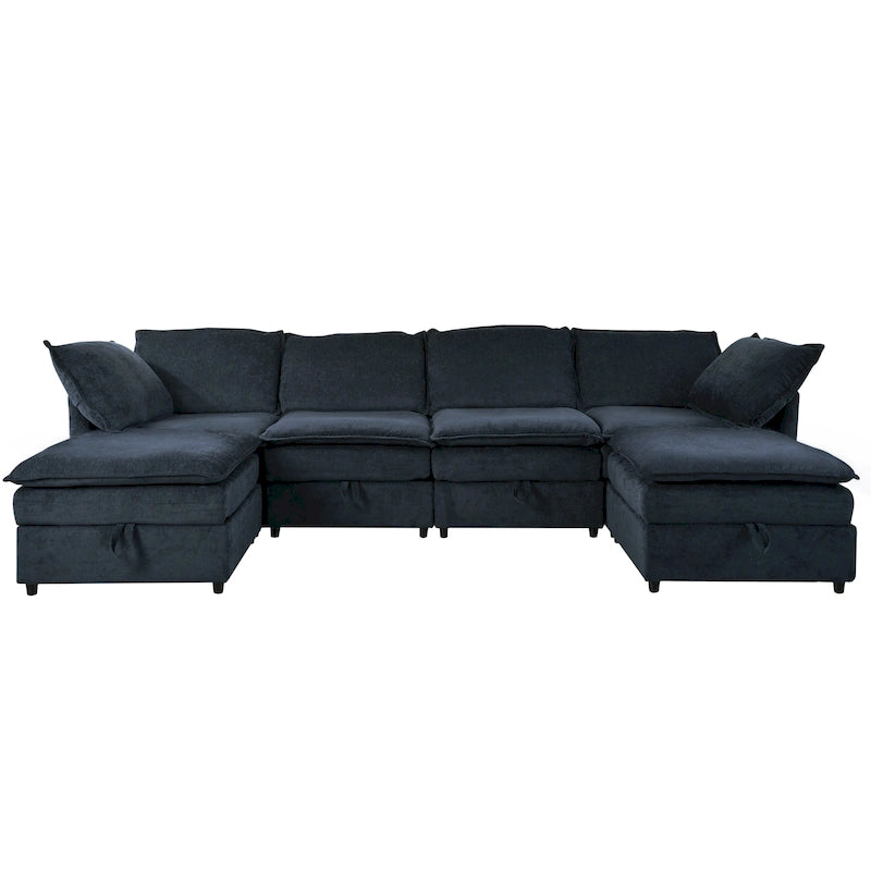 Christopher Knight Home - Canapé d'angle modulable 126 avec rangement - 126 x 63 x 35