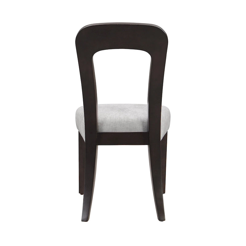 Christopher Knight Home - Chaises de salle à manger rembourrées Adrian, assise confortable avec cadre en bois robuste, lot de 2