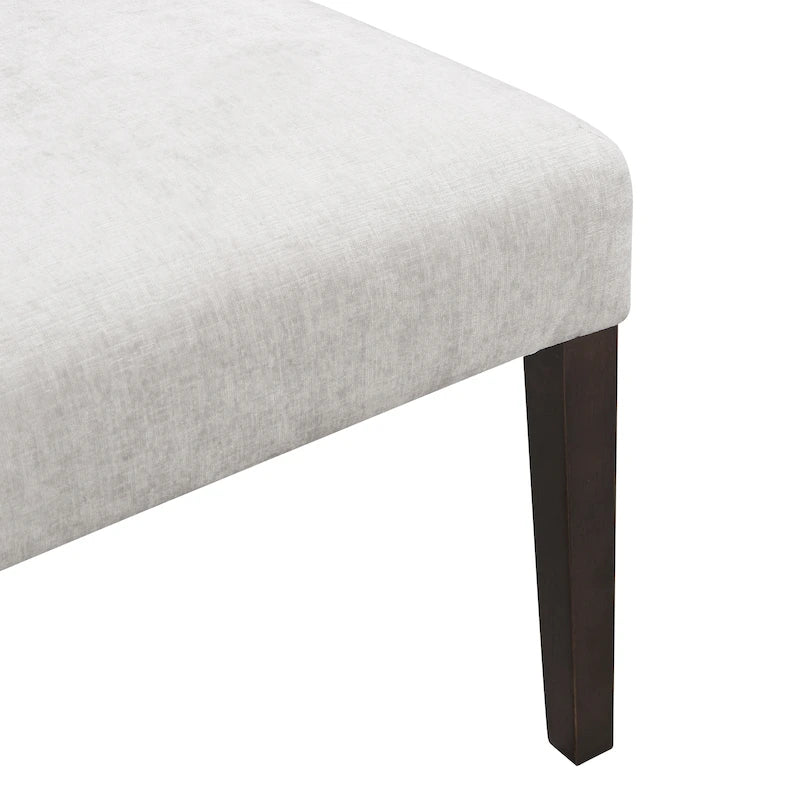 Christopher Knight Home - Chaises de salle à manger rembourrées Adrian, assise confortable avec cadre en bois robuste, lot de 2