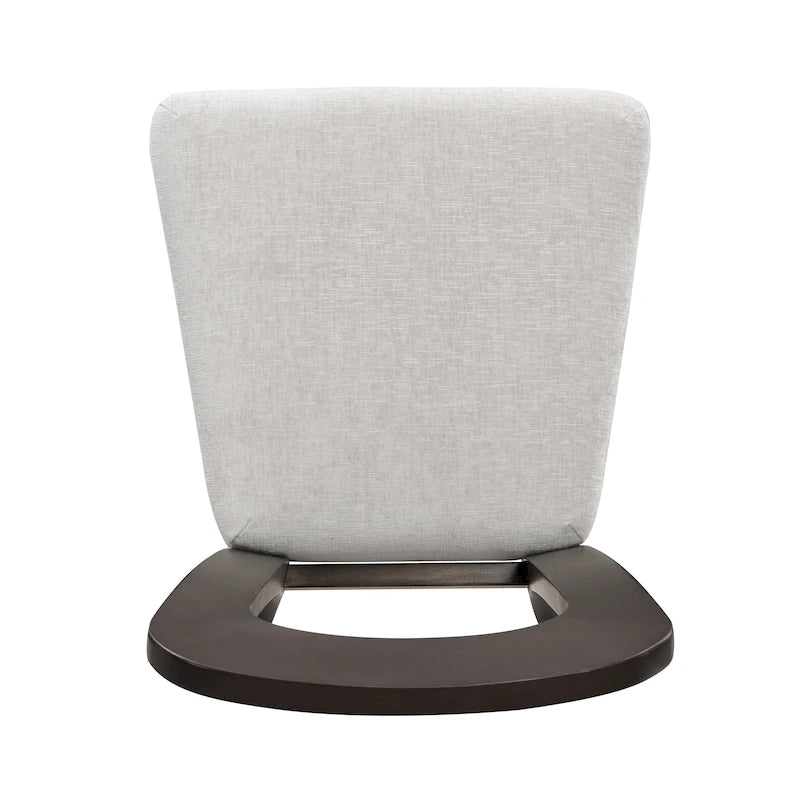Christopher Knight Home - Chaises de salle à manger rembourrées Adrian, assise confortable avec cadre en bois robuste, lot de 2