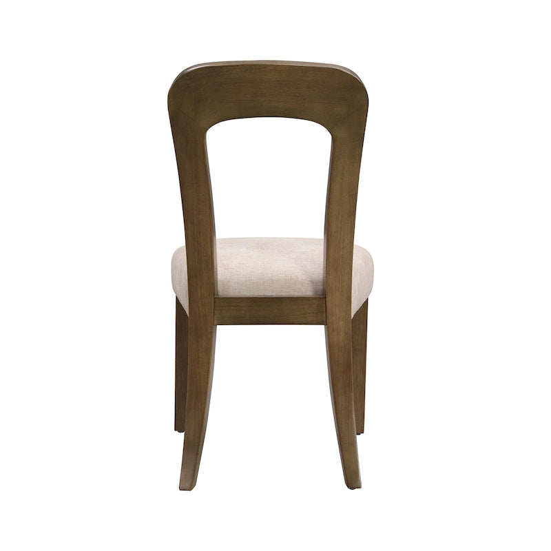 Christopher Knight Home - Chaises de salle à manger rembourrées Adrian, assise confortable avec cadre en bois robuste, lot de 2
