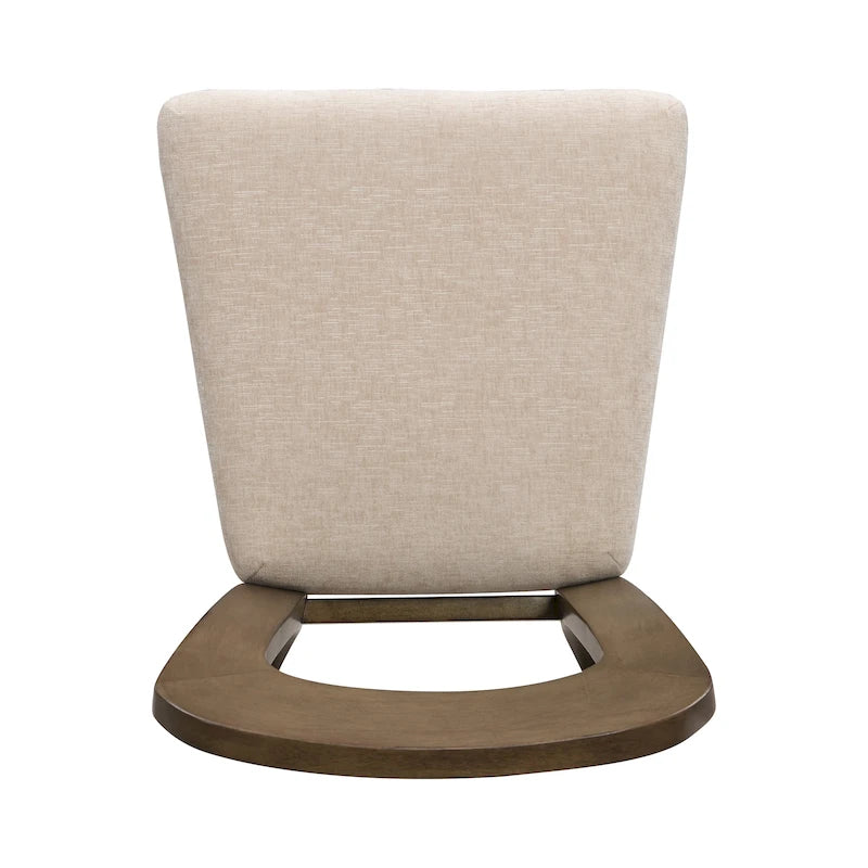 Christopher Knight Home - Chaises de salle à manger rembourrées Adrian, assise confortable avec cadre en bois robuste, lot de 2