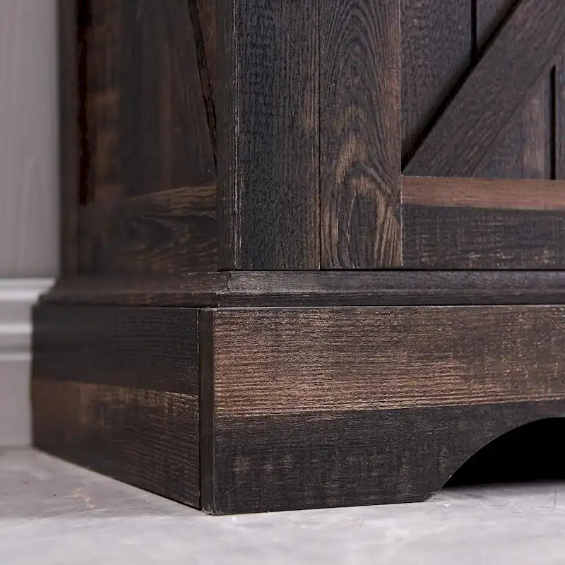 Farmhouse Corner Cabinet, 68 Tall Corner Cabinet, Corner Cabinet