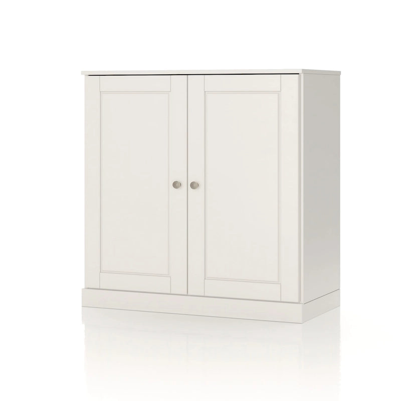 Meuble de salle de bain Palace Imports 100% bois massif 32 po avec portes pleines et étagères réglables