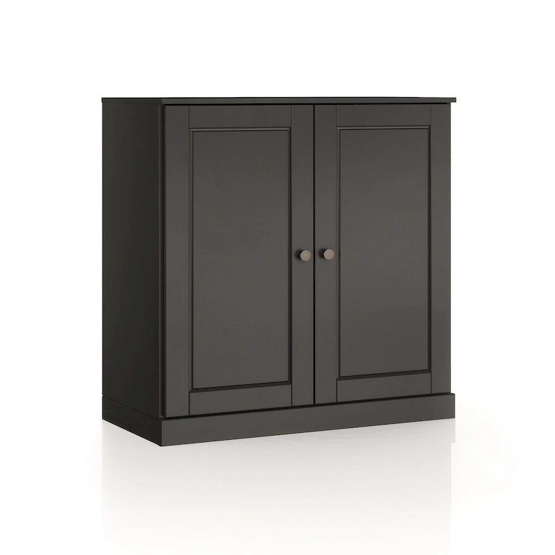Meuble de salle de bain Palace Imports 100% bois massif 32 po avec portes pleines et étagères réglables