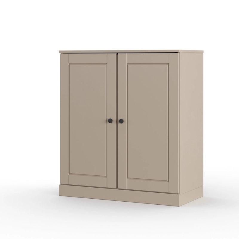 Meuble de salle de bain Palace Imports 100% bois massif 32 po avec portes pleines et étagères réglables