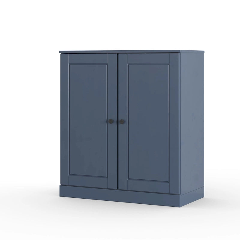 Meuble de salle de bain Palace Imports 100% bois massif 32 po avec portes pleines et étagères réglables