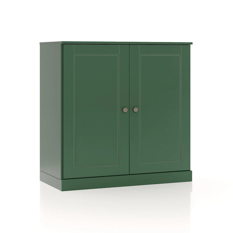 Meuble de salle de bain Palace Imports 100% bois massif 32 po avec portes pleines et étagères réglables