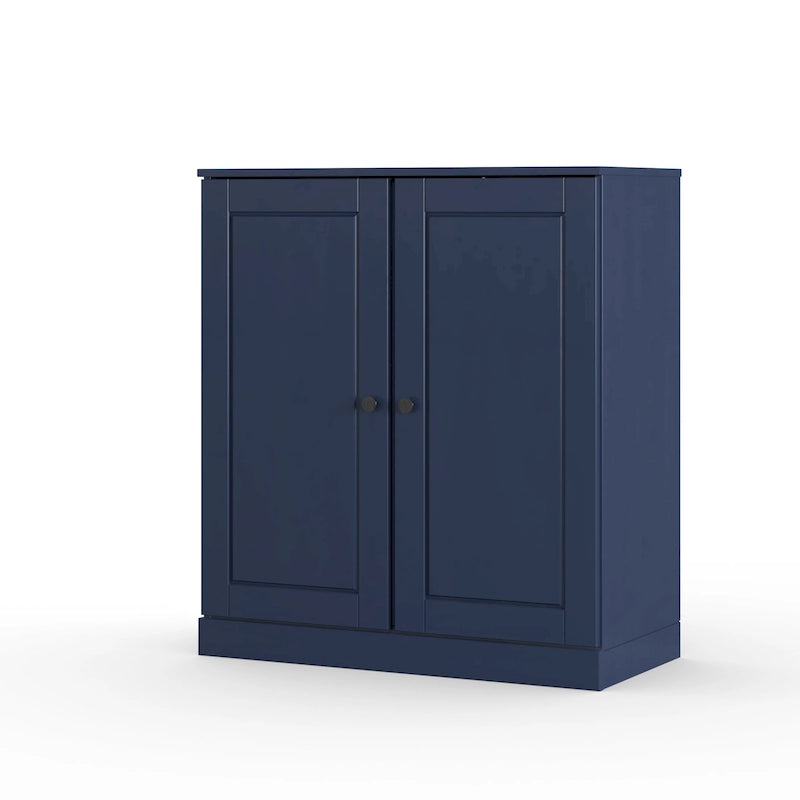 Meuble de salle de bain Palace Imports 100% bois massif 32 po avec portes pleines et étagères réglables