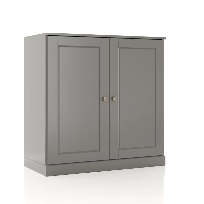Meuble de salle de bain Palace Imports 100% bois massif 32 po avec portes pleines et étagères réglables