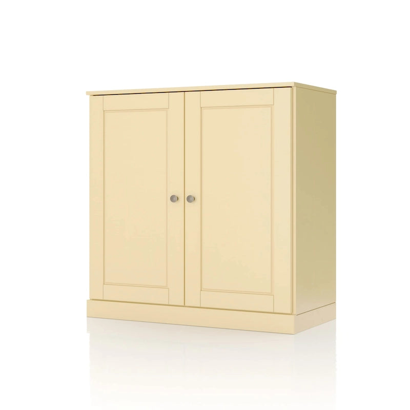 Meuble de salle de bain Palace Imports 100% bois massif 32 po avec portes pleines et étagères réglables