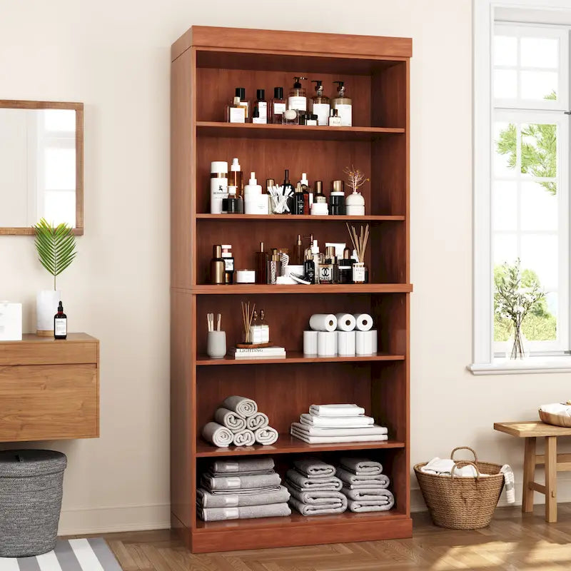 100% Solid Wood 32  Bathroom Cabinet with Optional Doors by Palace Imports