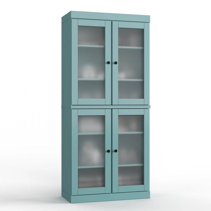 100% Solid Wood 32  Bathroom Cabinet with Optional Doors by Palace Imports
