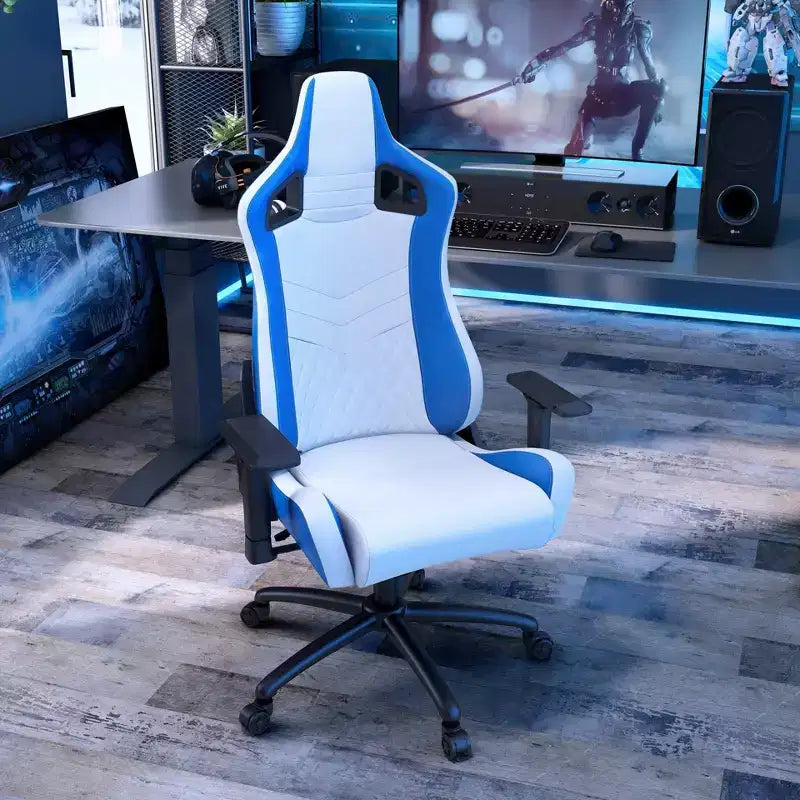 Fauteuil de jeu inclinable Quelman avec accoudoirs réglables, disponible 24h/24 et 7j/7 chez Shop At Home