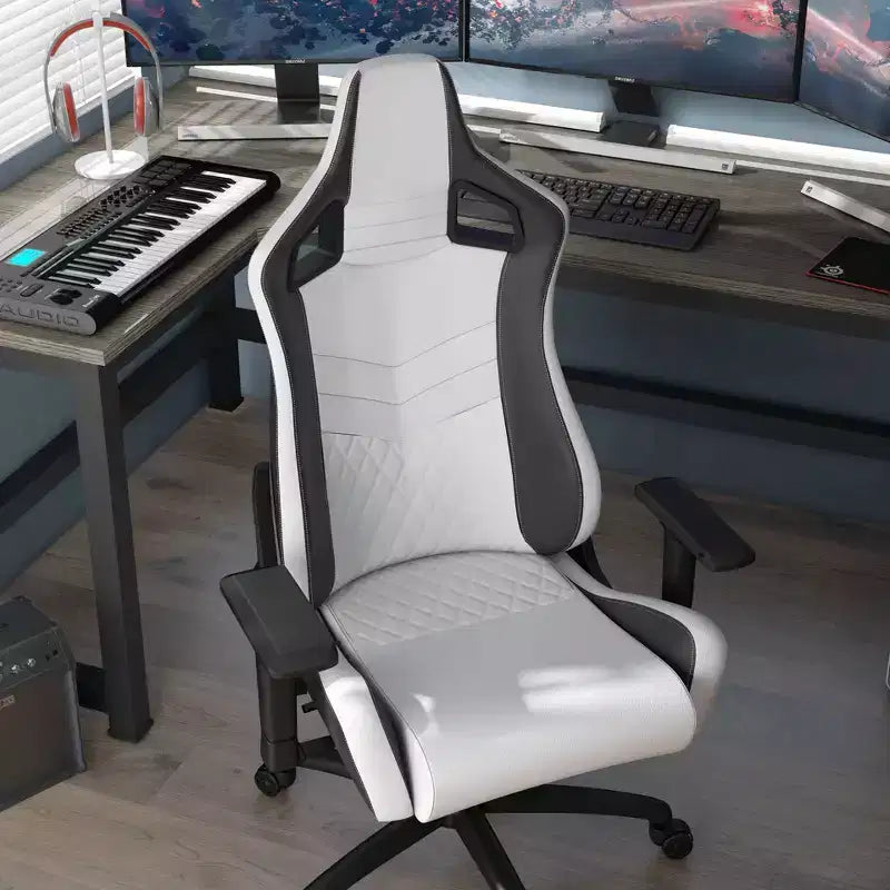 Fauteuil de jeu inclinable Quelman avec accoudoirs réglables, disponible 24h/24 et 7j/7 chez Shop At Home