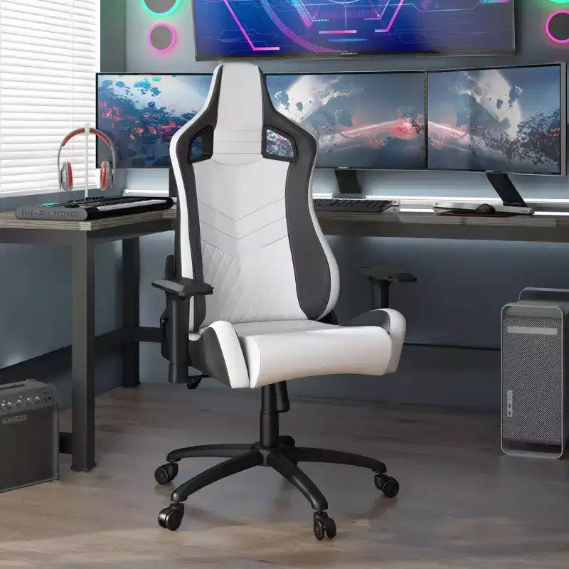 Fauteuil de jeu inclinable Quelman avec accoudoirs réglables, disponible 24h/24 et 7j/7 chez Shop At Home