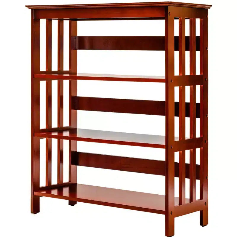 Legacy Decor 3 Tier Wooden Bookshelf Bookcase Shelves