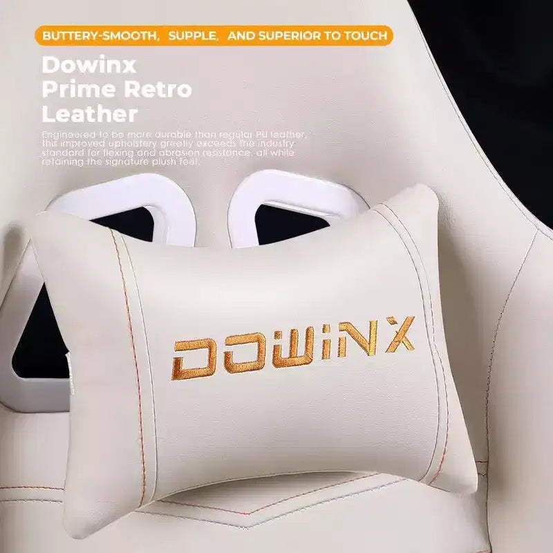 Chaise de jeu réglable avec support lombaire massant et repose-pieds rétractable - Dowinx