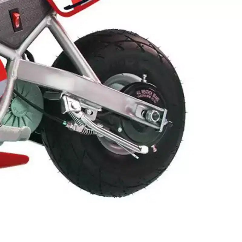 Mini-moto électrique tout-terrain Razor 24 V, 1 vitesse, avec pneus pneumatiques de 10 pouces, vitesse jusqu'à 24 km/h, pour 13 ans et plus, lot de 2, rouge