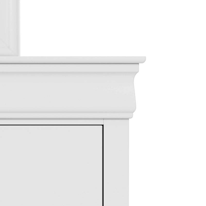 Commode Devi de style traditionnel en bois massif à 6 tiroirs de Furniture of America