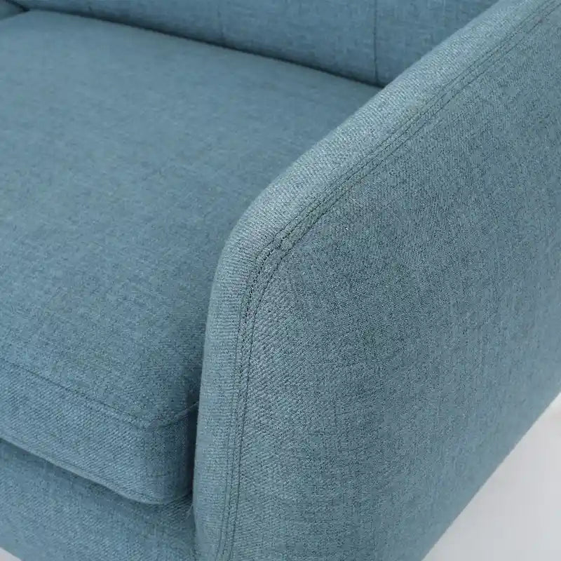 Canapé en tissu touffeté de style moderne du milieu du siècle Josephine par Christopher Knight Home