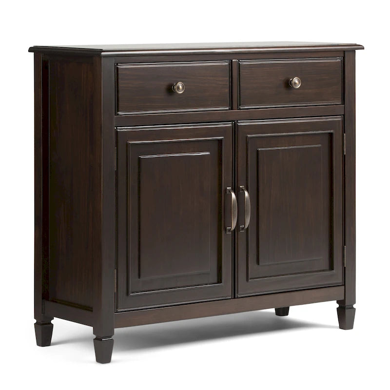WYNDENHALL Hampshire Armoire de rangement traditionnelle en bois massif de 40 po de largeur pour entrée - 40 larg. x 15 prof. x 36 haut.