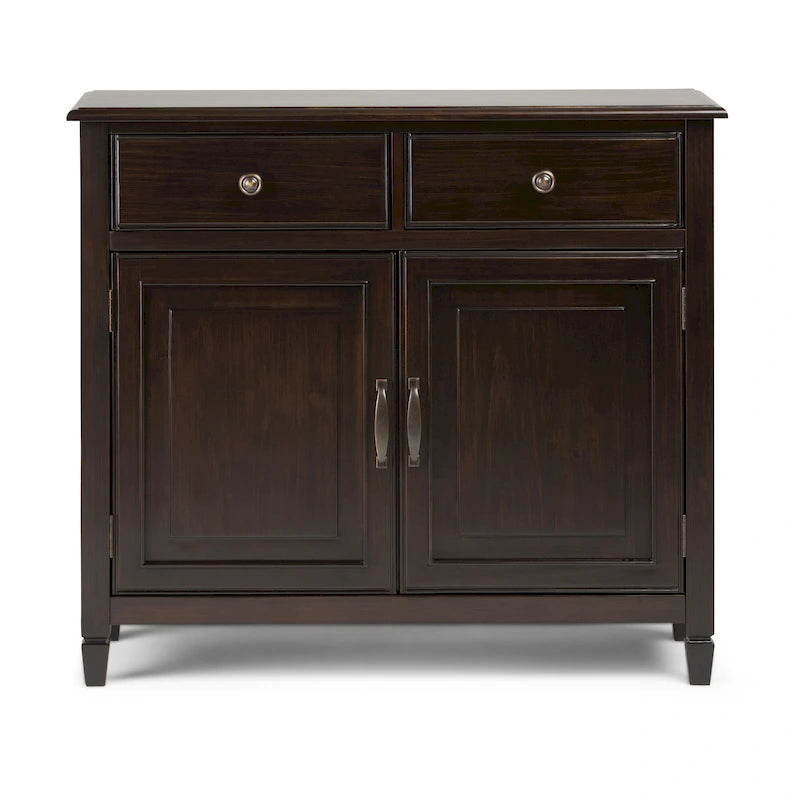 WYNDENHALL Hampshire Armoire de rangement traditionnelle en bois massif de 40 po de largeur pour entrée - 40 larg. x 15 prof. x 36 haut.