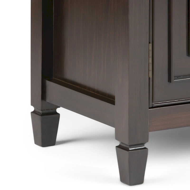 WYNDENHALL Hampshire Armoire de rangement traditionnelle en bois massif de 40 po de largeur pour entrée - 40 larg. x 15 prof. x 36 haut.