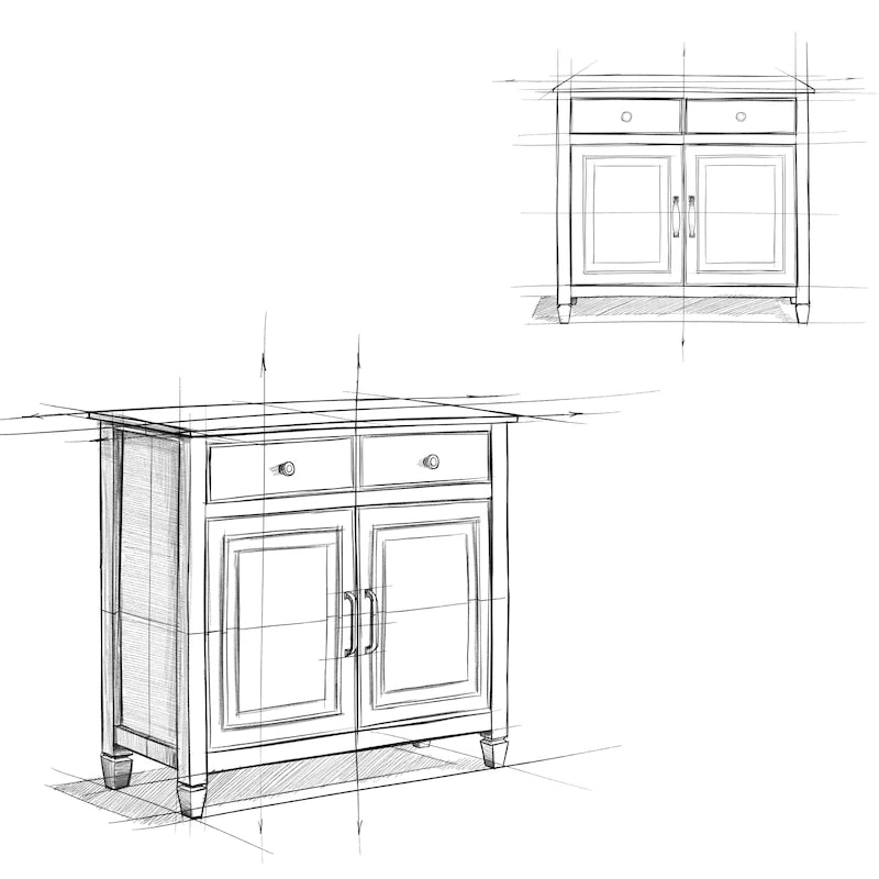 WYNDENHALL Hampshire Armoire de rangement traditionnelle en bois massif de 40 po de largeur pour entrée - 40 larg. x 15 prof. x 36 haut.