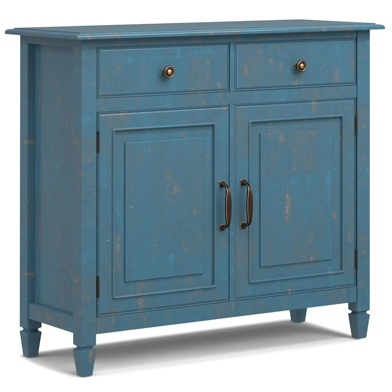 WYNDENHALL Hampshire Armoire de rangement traditionnelle en bois massif de 40 po de largeur pour entrée - 40 larg. x 15 prof. x 36 haut.