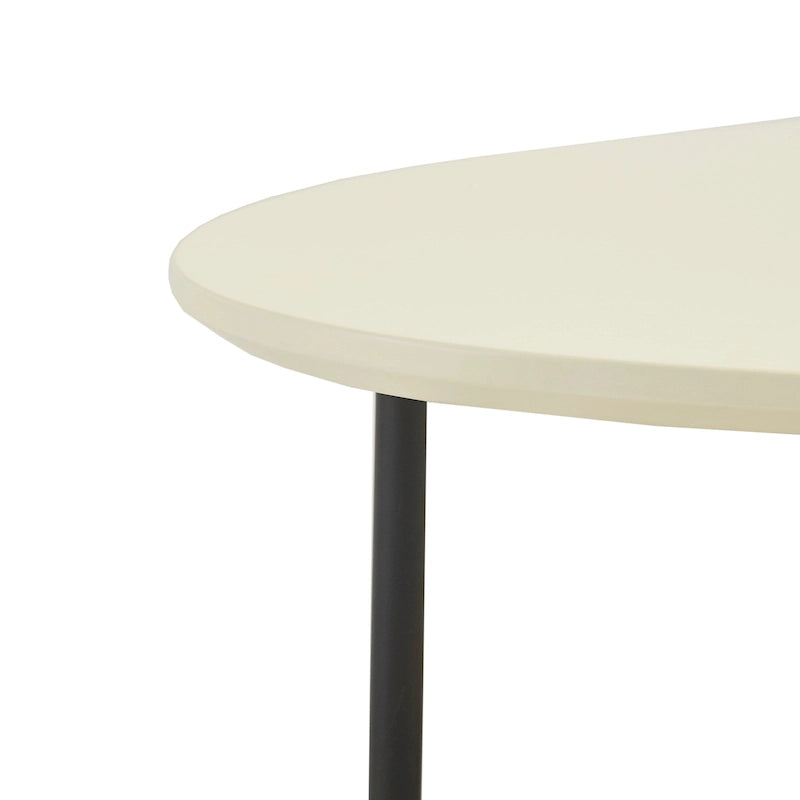 Table basse Madison Park Beaumont blanche/naturelle