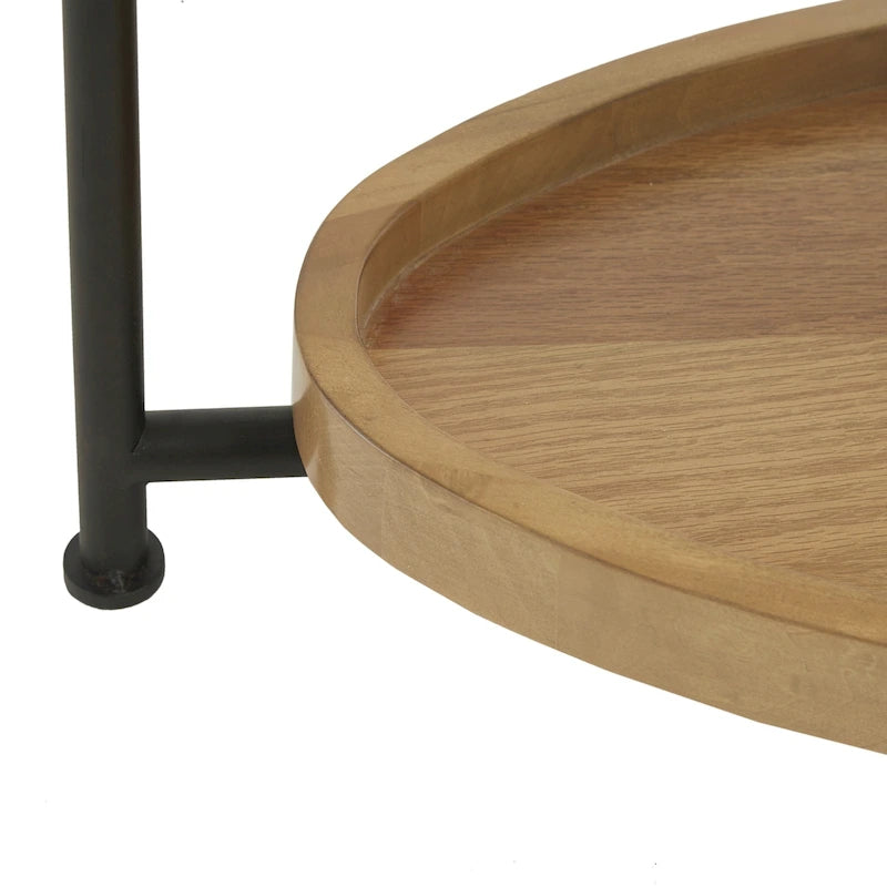 Table basse Madison Park Beaumont blanche/naturelle