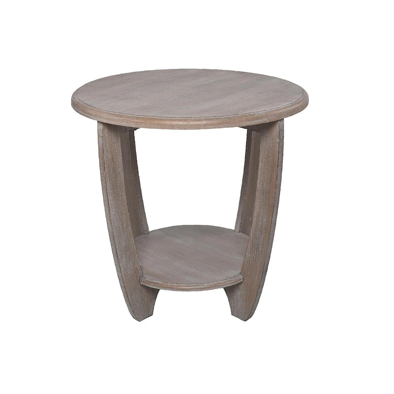COZAYH Table d'appoint rustique de ferme avec étagère de rangement
