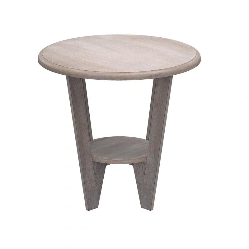 COZAYH Table d'appoint rustique de ferme avec étagère de rangement