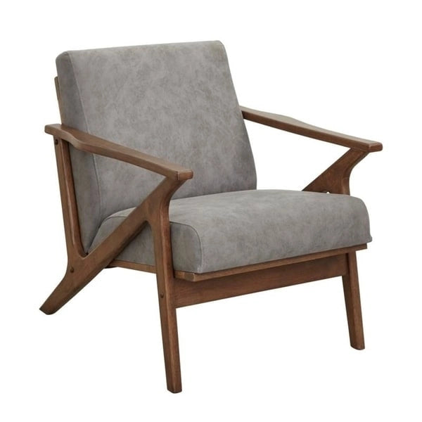 Chaise en bois de style moderne du milieu du siècle Bianca, par Simple Living