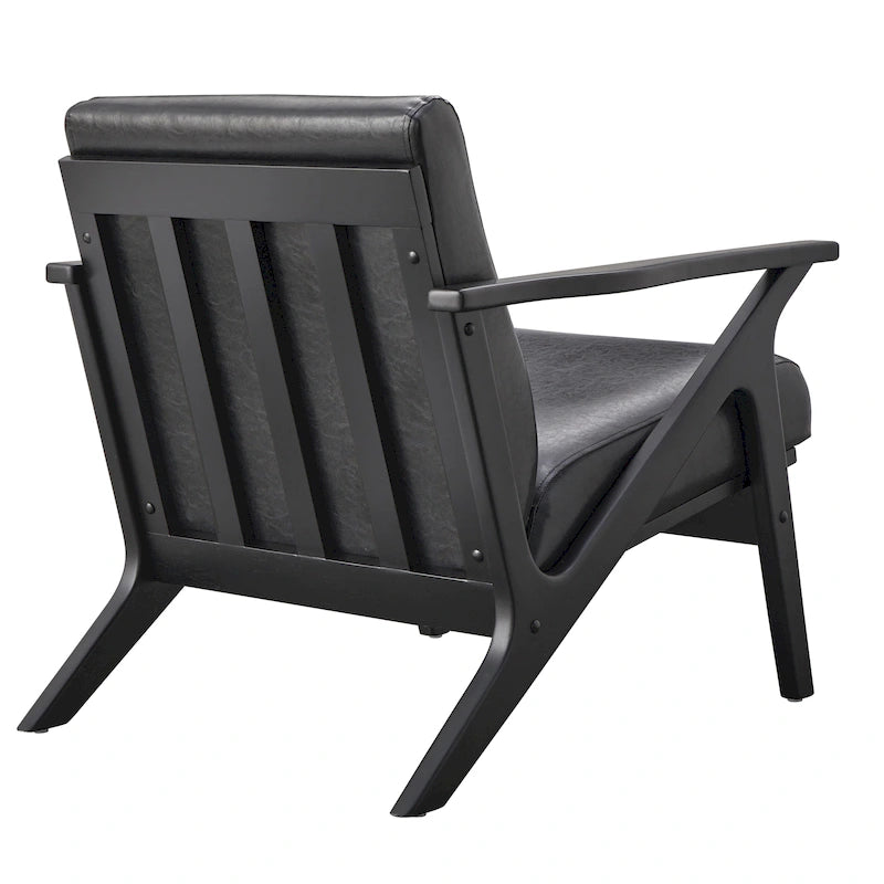 Chaise en bois de style moderne du milieu du siècle Bianca, par Simple Living